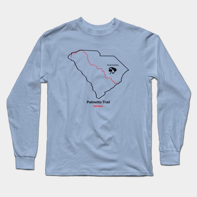 Palmetto Trail in South Carolina Long Sleeve T-Shirt by numpdog